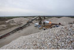 Photo Textures of Background Gravel Mining